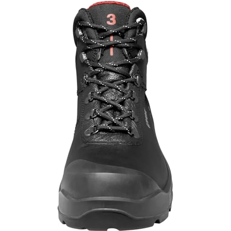 Uvex 3 quatro Sicherheitsschuh S3, schwarze Stiefel Größe 47 mit sportlich-dynamischem Design und robustem Schutz – Bild 5