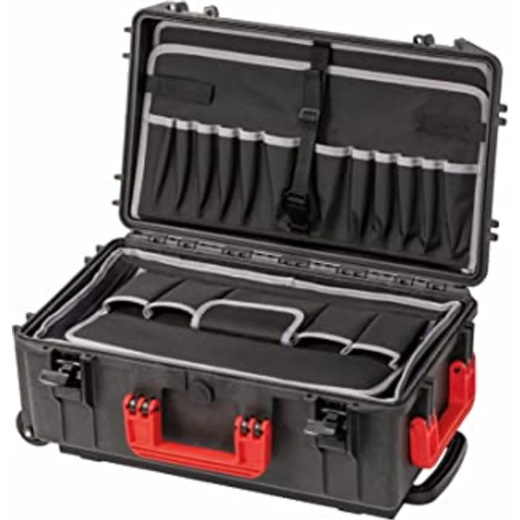 Parat PROTECT 30-S Roll, Werkzeugkoffer mit herausnehmbarer Bodenschale, wasserdicht (IP67), 30 Liter, zwei Rollen, stapelbar – Bild 2