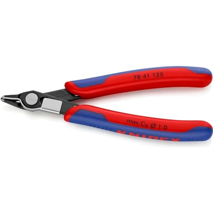 KNIPEX 78 41 125 Electronic Super Knips mit Mehrkomponenten-Hüllen brüniert 125 mm – Bild 2