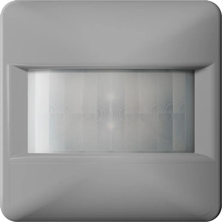 JUNG KNX Automatik-Schalter CD 3181-1 GR, Bewegungsmelder mit 8 m Erfassungsbereich und Helligkeitssensor, grau