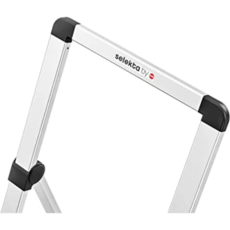 Hailo Selekta | Alu-Sicherheits-Trittleiter DK40 Basicline Design | 3 stufig, Silber – Bild 5