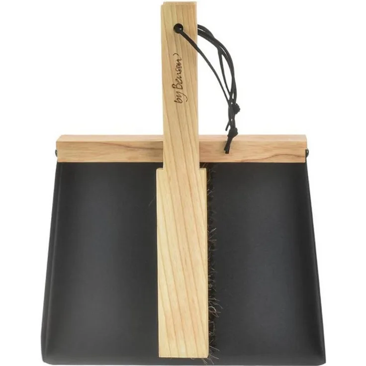 by Benson Schaufel "Premium" Handbesen & Kehrschaufel Set für den Garten, Kehrset mit schwedischem Design, 30 % Pferdehaar, 70 % PET