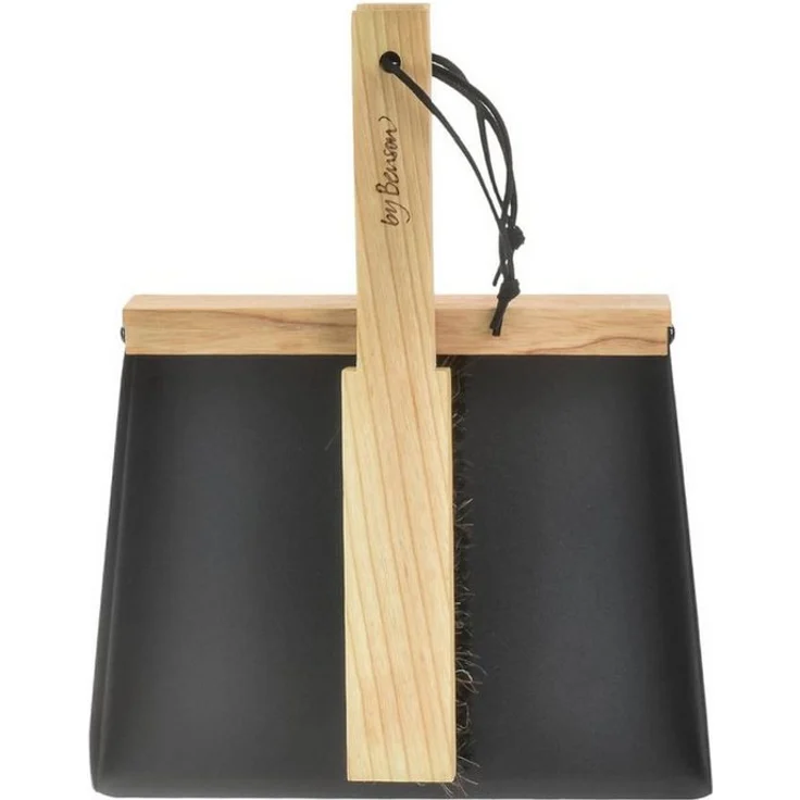 by Benson Schaufel "Premium" Handbesen & Kehrschaufel Set für den Garten, Kehrset mit schwedischem Design, 30 % Pferdehaar, 70 % PET