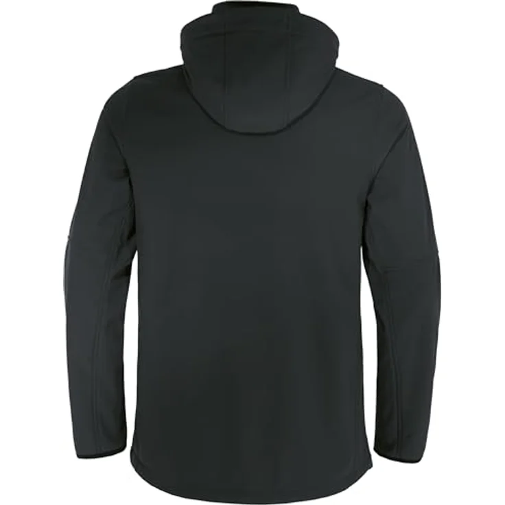 Uvex Safety, Softshelljacke uvex suXXeed craft, Arbeitsjacke mit weitenverstellbarer Kapuze, schwarz/graphit, Größe 3XL – Bild 4