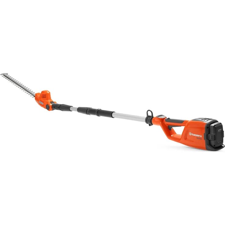 Husqvarna 120iTK4-H Solo, Akkubetriebene Teleskop-Heckenschere mit 4m Reichweite und verstellbarem Schneidwerk – Bild 1