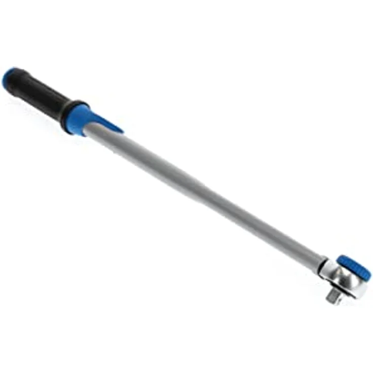GEDORE 4550-30 Torcofix Drehmomentschlüssel, 60-300 Nm, Pilzkopf-Umsteckvierkant, Kugelsicherung, Stahlrohr, Schwarz/Blau – Bild 4
