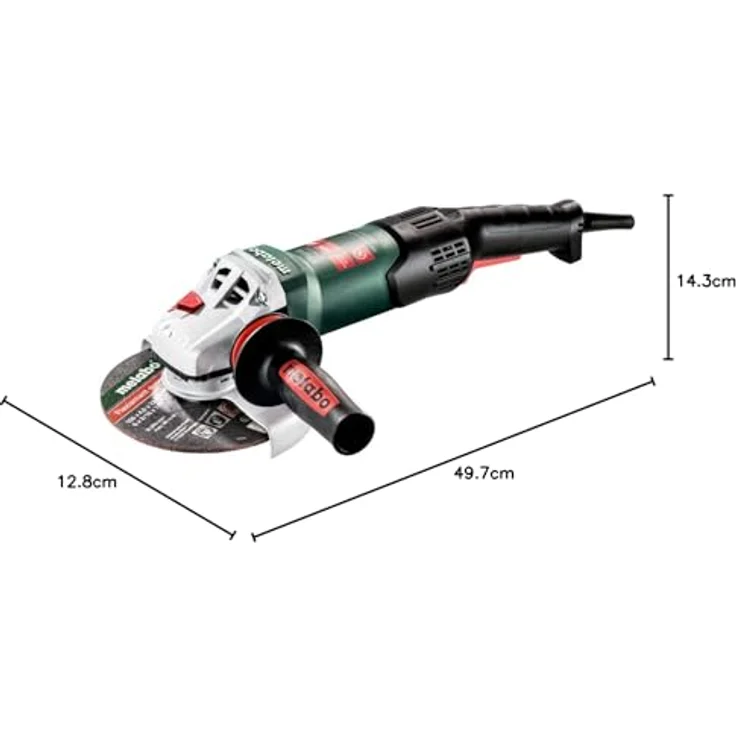 Metabo Winkelschleifer WE 17-150 Quick RT, 1750 W, 150 mm, mit Tacho-Constamatic und Metabo VibraTech – Bild 4