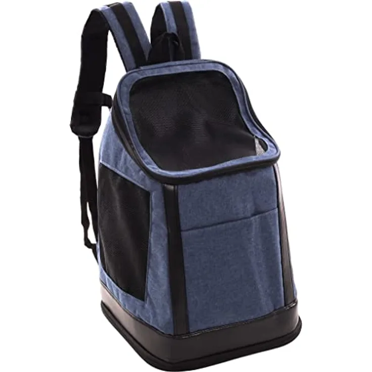 FLAMINGO - Rucksack Nestor Blau 35 x 30 x 47 H für Hunde bis 7 kg
