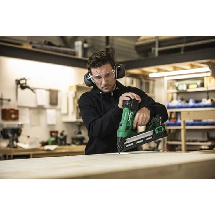 HiKOKI NT1865DAA Akku-Nagler, 32-64 mm, innovations Luftfeder-Antrieb, LED-Beleuchtung, kompakt und leicht – Bild 2