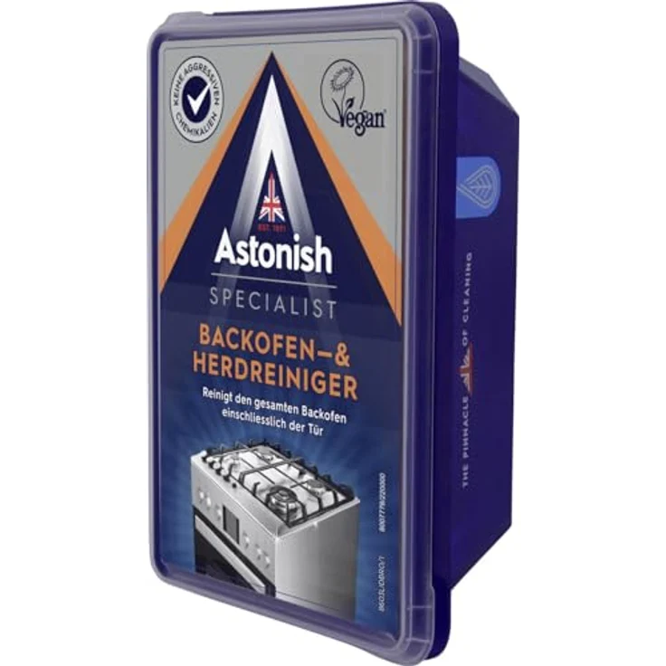 Broszio Astonish Backofen- & Herdreiniger, 450 g Küchenreiniger für Emaille, Keramik und mehr, vegan & biologisch abbaubar – Bild 2