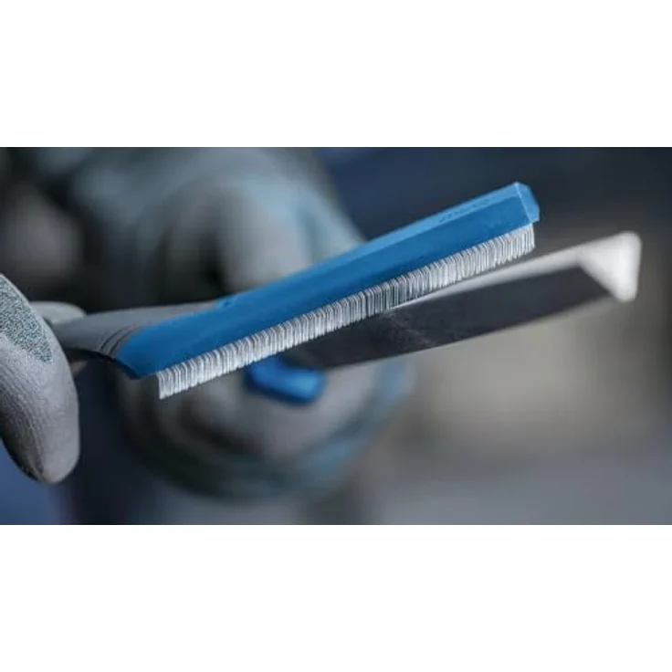 BOSCH PRO Feilenbürste 230 mm, effiziente Werkstattfeile mit C-Stahl Drahtteller zur schnellen Reinigung von Handfeilen und Raspeln – Bild 5