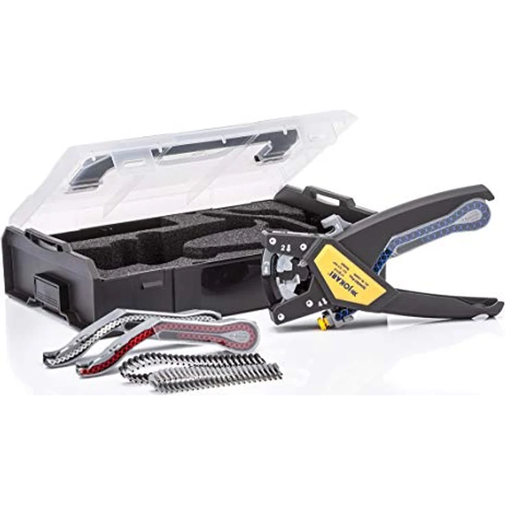 Jokari Kabelverarbeitungs-Set (Abisolier--Crimpzange, Leiterquerschnitt 0,5-2,5 mm², inkl. Aderendhülsen, Hülsenmagazine) 460242 – Bild 2