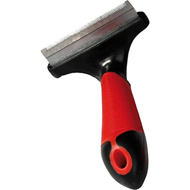 Karlie Furmaster Entfilzungsharke L: 15.5 cm B: 8.5 cm H: 4.5 cm rot-schwarz – Bild 1