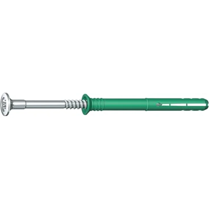 SPAX Nageldübel Typ ND, 8 x 80 mm, 100 Stück, grün - Schnelle Schlagmontage für Beton und Ziegel, hohe Haltewerte – Bild 1