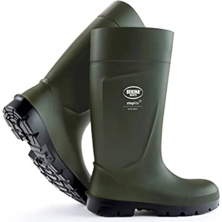 Bekina Steplite Easygrip S4 Sicherheitssneaker, isoliert bis -20°C, SRC-geprüfte Sohle, Stahlkappe, Grün Schwarz P, Größe 40 – Bild 1