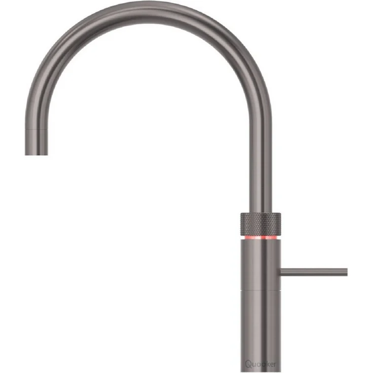 QUOOKER Fusion Round Küchenarmatur mit PRO3 Reservoir, 3 Liter, Gunmetal, inkl. 7 Jahre Garantie
