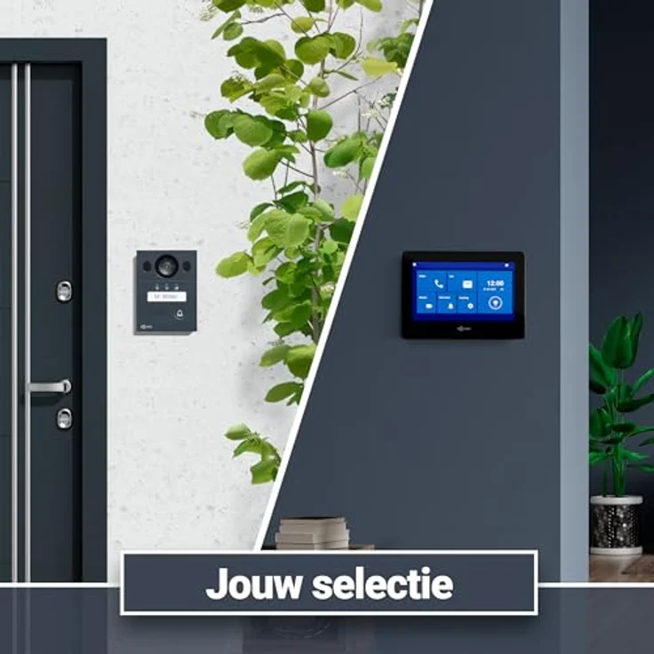 Goliath Intercom Video-Türsprechanlage Basic Line 2-Draht BUS System, Full HD, 7 Zoll Touchscreen, Schwarz/Anthrazit – Bild 4