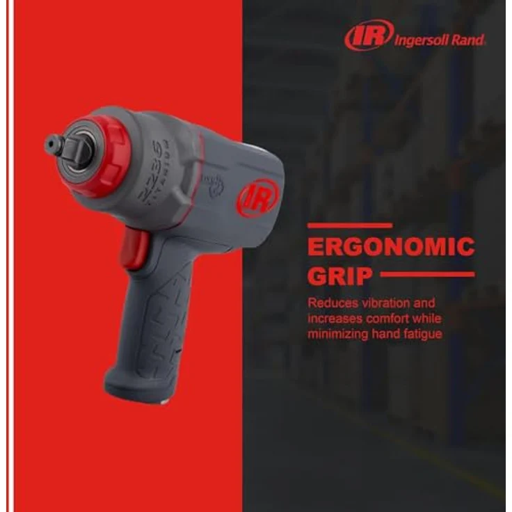 Ingersoll-Rand 2236QTIMAX Druckluft-Schlagschrauber, 1/2 Zoll, 2034Nm Losbrechmoment, Max 1220Nm Drehmoment, Drive Xchange System, leise Technologie, Direktschmiersystem – Bild 5