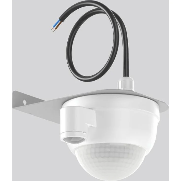 RZB DALI-Multisensor, Bewegungsmelder mit PIR-Technologie, 30 x 19 m Reichweite, einstellbarer Teleskop-Lichtfühler, DALI-2-zertifiziert, Polycarbonat-Gehäuse, Betriebsbereich -25 °C bis +50 °C