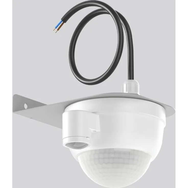 RZB DALI-Multisensor, Bewegungsmelder mit PIR-Technologie, 30 x 19 m Reichweite, einstellbarer Teleskop-Lichtfühler, DALI-2-zertifiziert, Polycarbonat-Gehäuse, Betriebsbereich -25 °C bis +50 °C