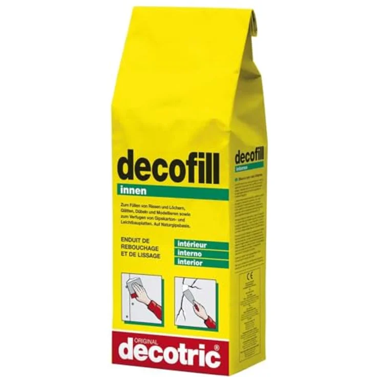 Decotric Decofill Spachtelmasse innen, 5 kg,Tüte – Bild 2