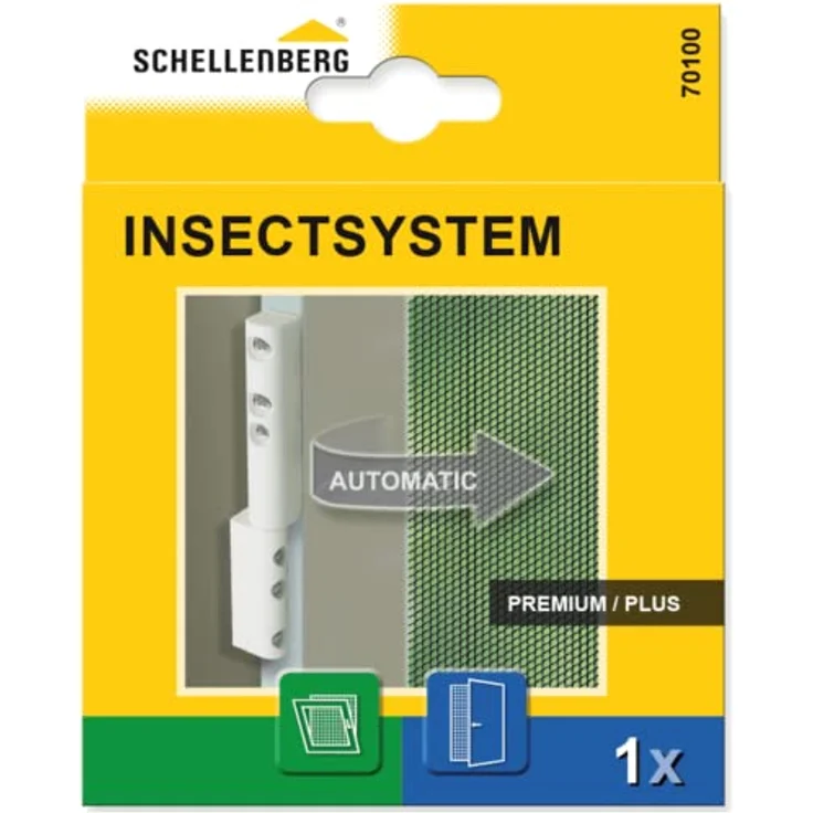 Schellenberg Scharnier für Insektenschutz PLUS-PREMIUM weiss – Bild 2