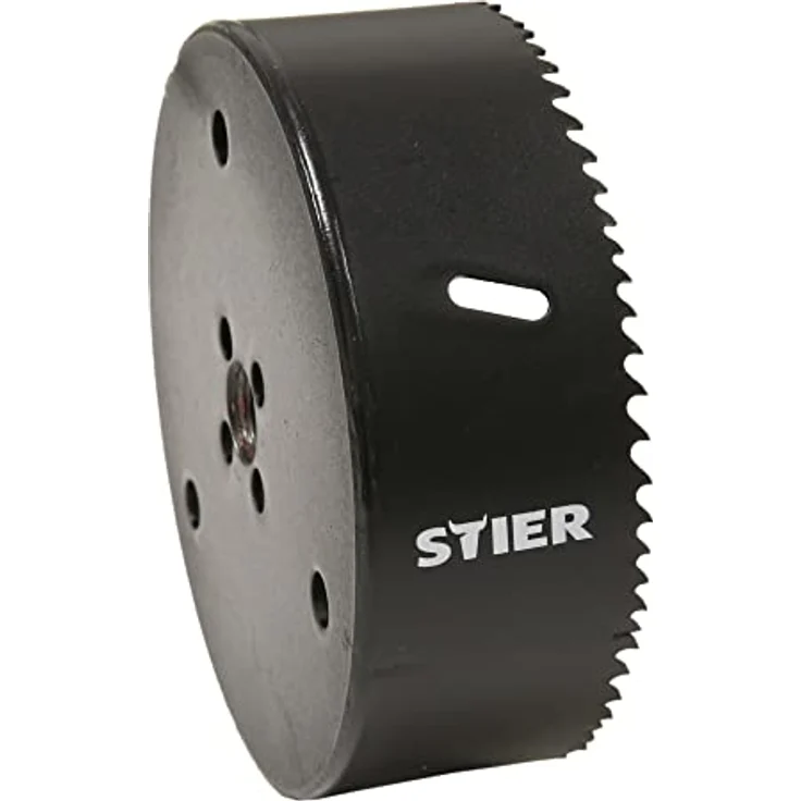 STIER Lochsäge HSS-Co8 Bimetall 86 mm x 44 mm, extrem widerstandsfähig und langlebig für Metalldurchdringung – Bild 2