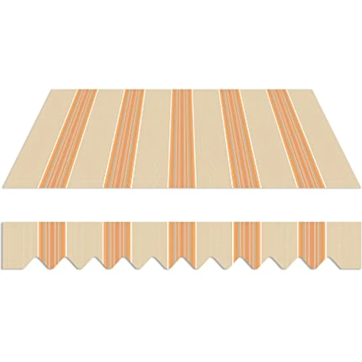 Home Trends Markisenstoff 4m Markise mit Volant 4 x 3 m wasserabweisend und UV-schützend (P3037) – Bild 1