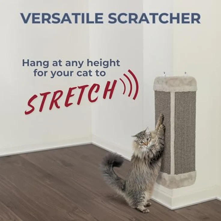 Trixie Kratzbrett für Zimmerecken 32x60cm lichtgrau – Bild 2