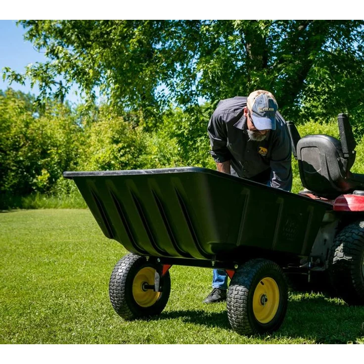 Polar Anhänger Schubkarre LG900 schwarz 175x94 cm – Bild 3