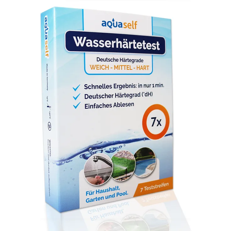 Wasserhärte Teststreifen-dH / 7 Stück
