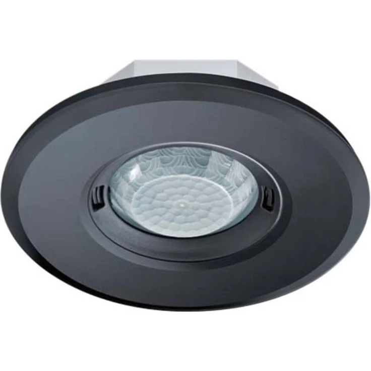 ESYLUX EP10427916 Unterputz Präsenzmelder 360°, Schwarz, DALI-Design, hohe Erfassung bis 8m, unterputz und deckeneinbau