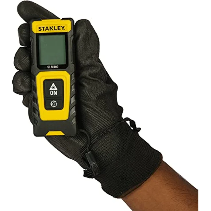 Stanley SLM100, Laser-Entfernungsmesser bis 30 m, 3 mm Genauigkeit, IP40 geschützt, Anti-Rutsch Design – Bild 8