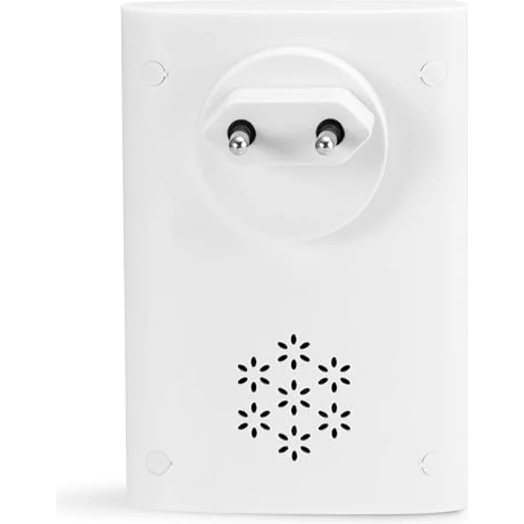 Fysic FD-110 Türklingel-Set, drahtlose Plug & Play Türklingel mit 36 Klingeltönen, Blitzlicht, IP44, weiß, inkl. Batterie – Bild 5