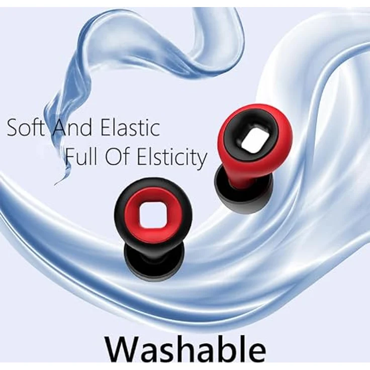 JXAXD Moto Earplugs, 2 Paar hoch-qualitative Motorrad Ohrstöpsel mit Gehörschutz und 4 Größen (XS/S/M/L) – Bild 5