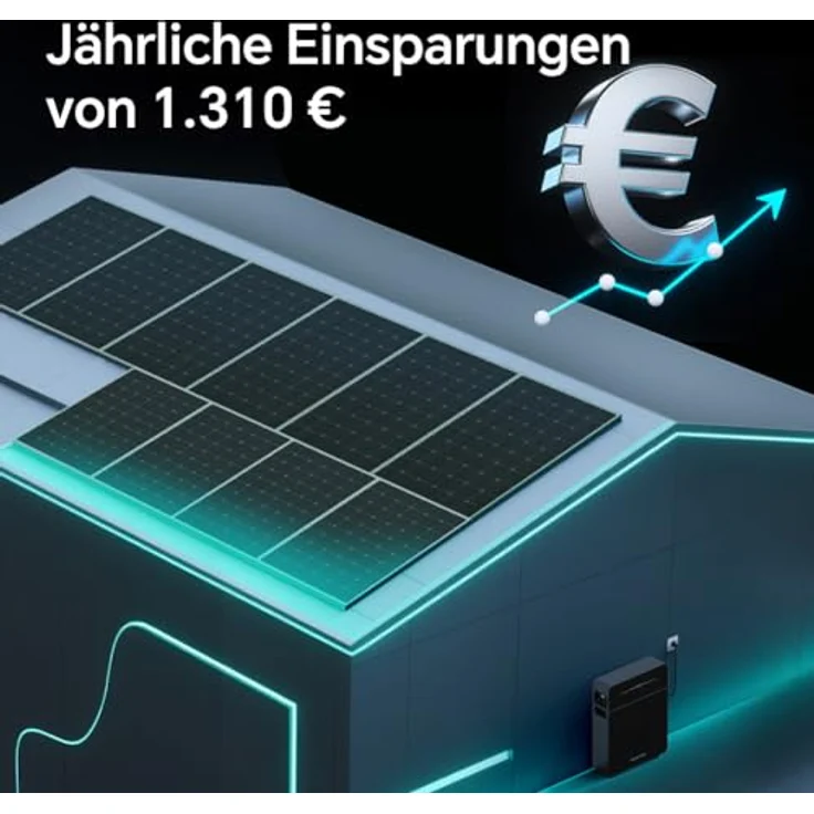 ZINNZGREEN Marstek Venus E 3.0 Balkonkraftwerk mit Speicher, 5.12kWh LFP, 2,5kW PV-Eingangsleistung, erweiterbar bis 15,36kWh, 6000 Ladezyklen, Plug&Play – Bild 3