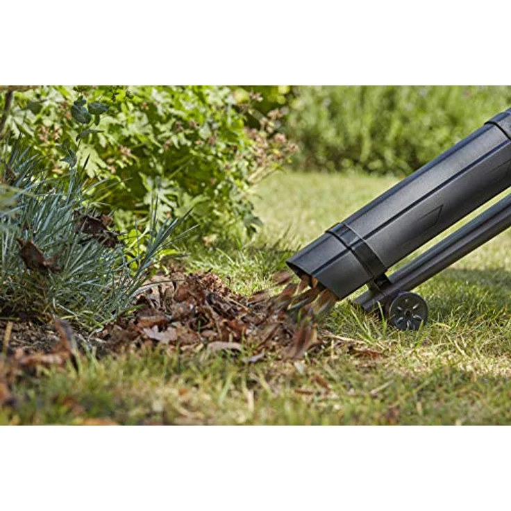 Black und Decker Akku Laubsauger--bläser mit Häcksler BCBLV3625L1 (45l Fangsack, bürstenloser Motor, 210 km-h Luftgeschwindigkeit und hohe Saugleistung 36V, inkl. Akku und Ladegerät) Häckselfunktion – Bild 4