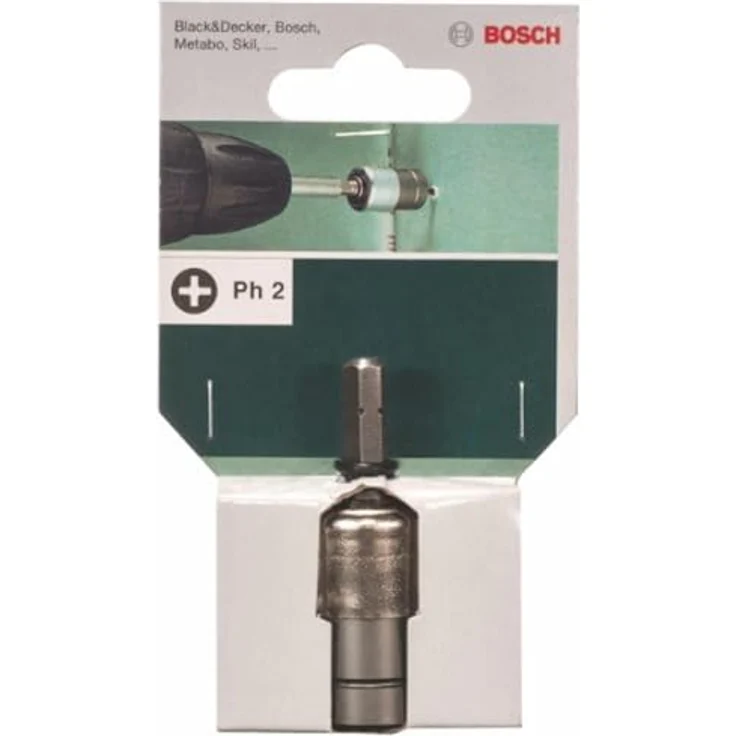 Bosch Accessories Kreuzschlitz-Bit PH 2, Werkzeugstahl C 6.3 für bündiges Schrauben in weichem Material, 1 Stück – Bild 2