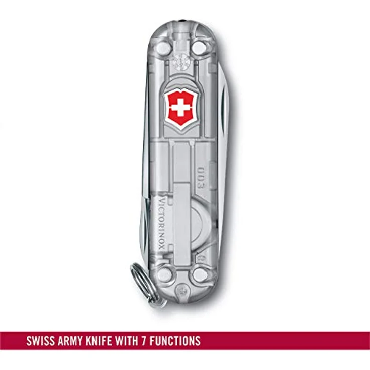 Victorinox Signature Lite SilverTech 0.6226.T7, Schweizer Taschenmesser mit 7 Funktionen und LED-Beleuchtung, silber – Bild 3