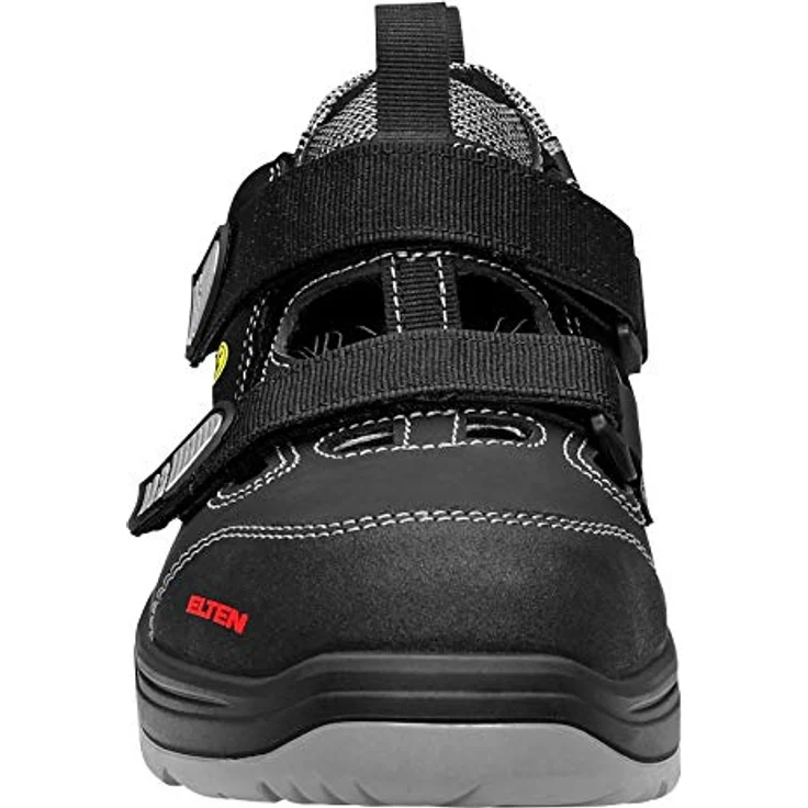 ELTEN LASLO ESD S1P Sicherheitsschuh, Rindleder/Textilmaterial/Mikrofaser, atmungsaktives Futter, gepolsterte Lasche, PU/PU Sohle, EN ISO 20345:2022 S1P FO/SR/SC – Bild 2