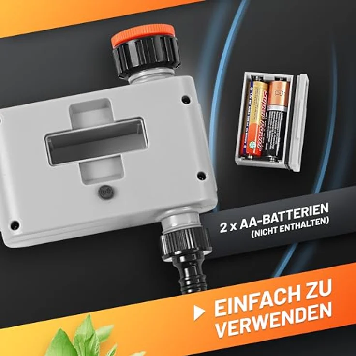GRÜNTEK Digitale Bewässerungssteuerung, Flexibler Bewässerungscomputer mit Digitalanzeige, Timer von 1 bis 360 Minuten, wocheweise programmierbar – Bild 7