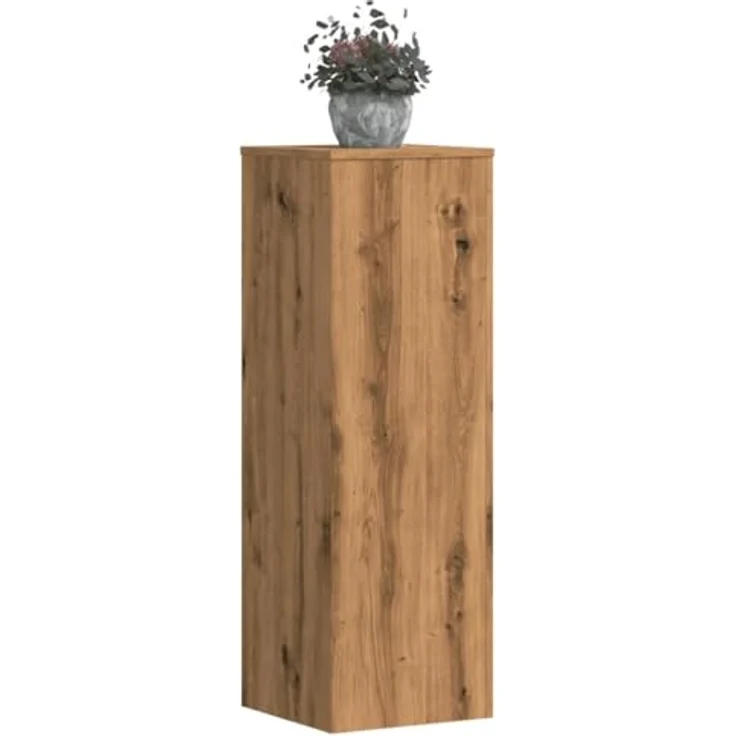 vidaXL Blumenständer Blumenständer Pflanzenständer 2 Stk Artisan-Eiche 33x33x100 cm Holzwerkstoff, Robust und langlebig, Zeitloses Design – Bild 2