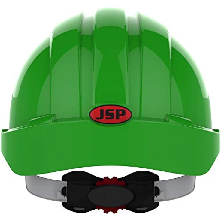 JSP ajf170–000–300 EVO3 Ratschen Helm, belüftet, grün, HDPE Schale, 6-Punkt-Terylen Wiege Harness, entspricht EN397 – Bild 4