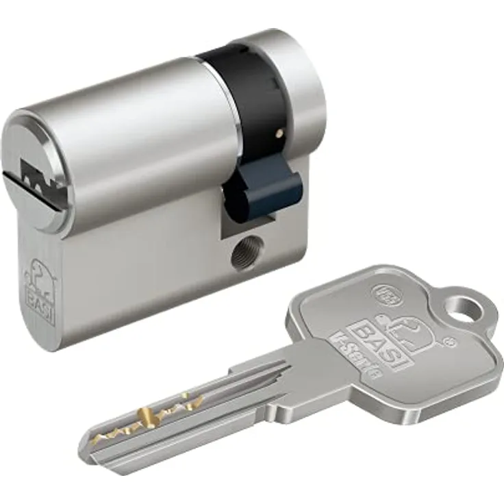 BASI - V55 - Profil-Halbzylinder - 10/30 mm - Verschiedenschließend