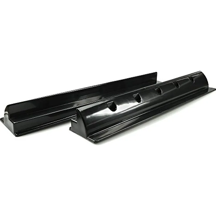 Offgridtec Spoiler Solar Dachhalterung Set von 2, Heavy Duty ABS PV Halterung für Solarmodule, wetterfest & langlebig, schwarz