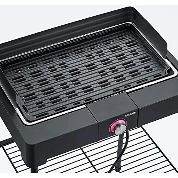 Severin Standgrill m. Windschutz PG 8563 sw Elektrogrill – Bild 6