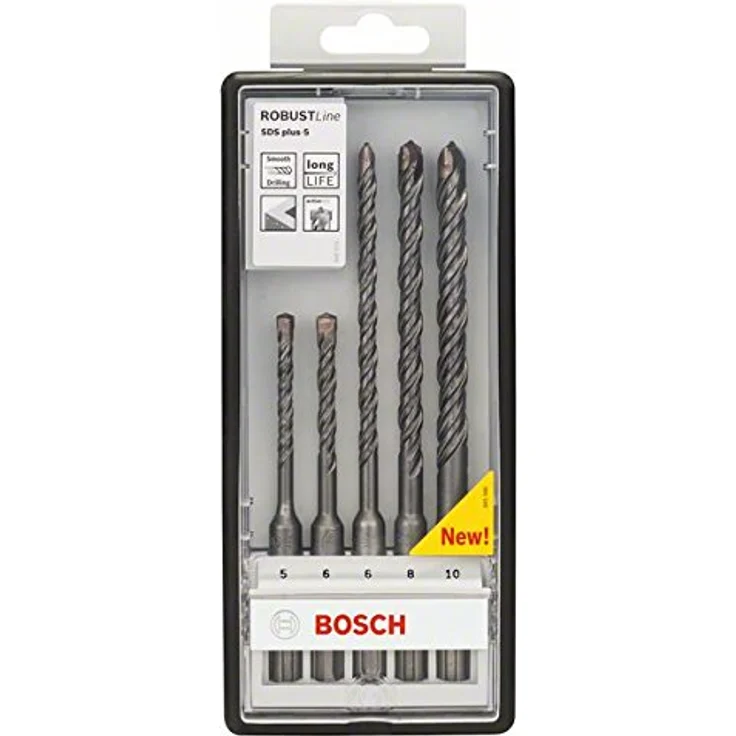 Bosch Professional 5tlg. Robust Line Hammerbohrer SDS Plus-5 Set (für Beton, Zubehör Borhammer) – Bild 2