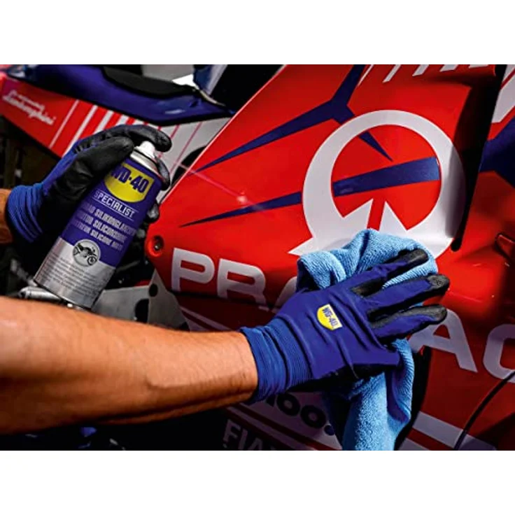 WD-40 Specialist Motorrad Silikonglanzspray 400ml | | Motorrad Glanzspray | WD40 Pflegemittel | Motorrad Silikonspray – Bild 5