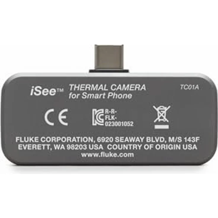 Fluke iSee, Wärmebildkamera für Android-Smartphones, 256 x 192 Pixel, Temperaturbereich bis 550 °C – Bild 2
