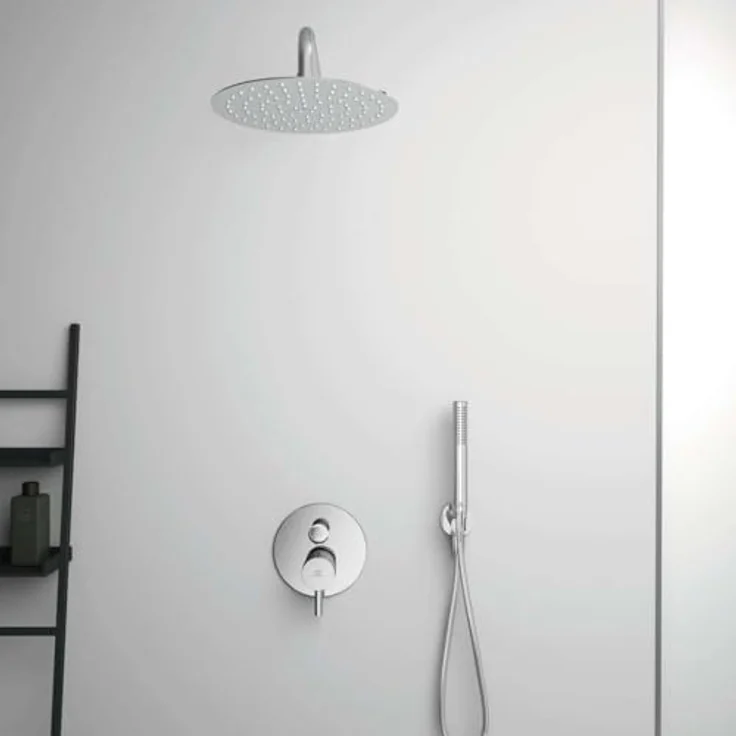 Ideal Standard Ceraline A6939AA Einbau-Mischbatterie für Badewanne, Einhebelmischer mit Umsteller, komplett verchromt – Bild 3